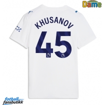 Manchester City Abdukodir Khusanov #45 Tredjedrakt Dame 2026-27 Kortermet